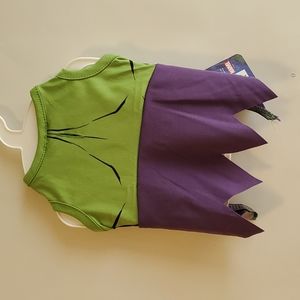 MARVEL COMICS Hulk Costume for Pets (Various Sizes) NWT